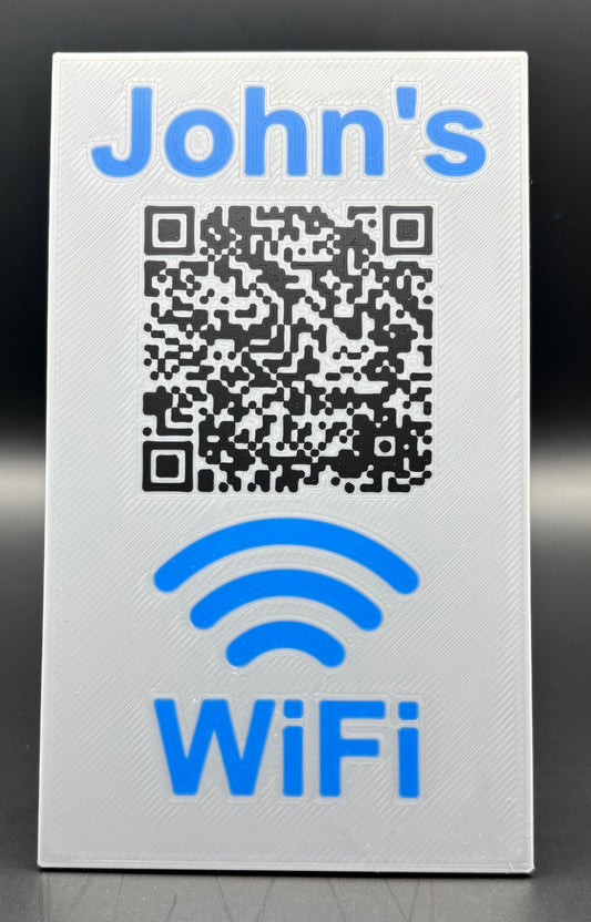WiFi QR Code Stand